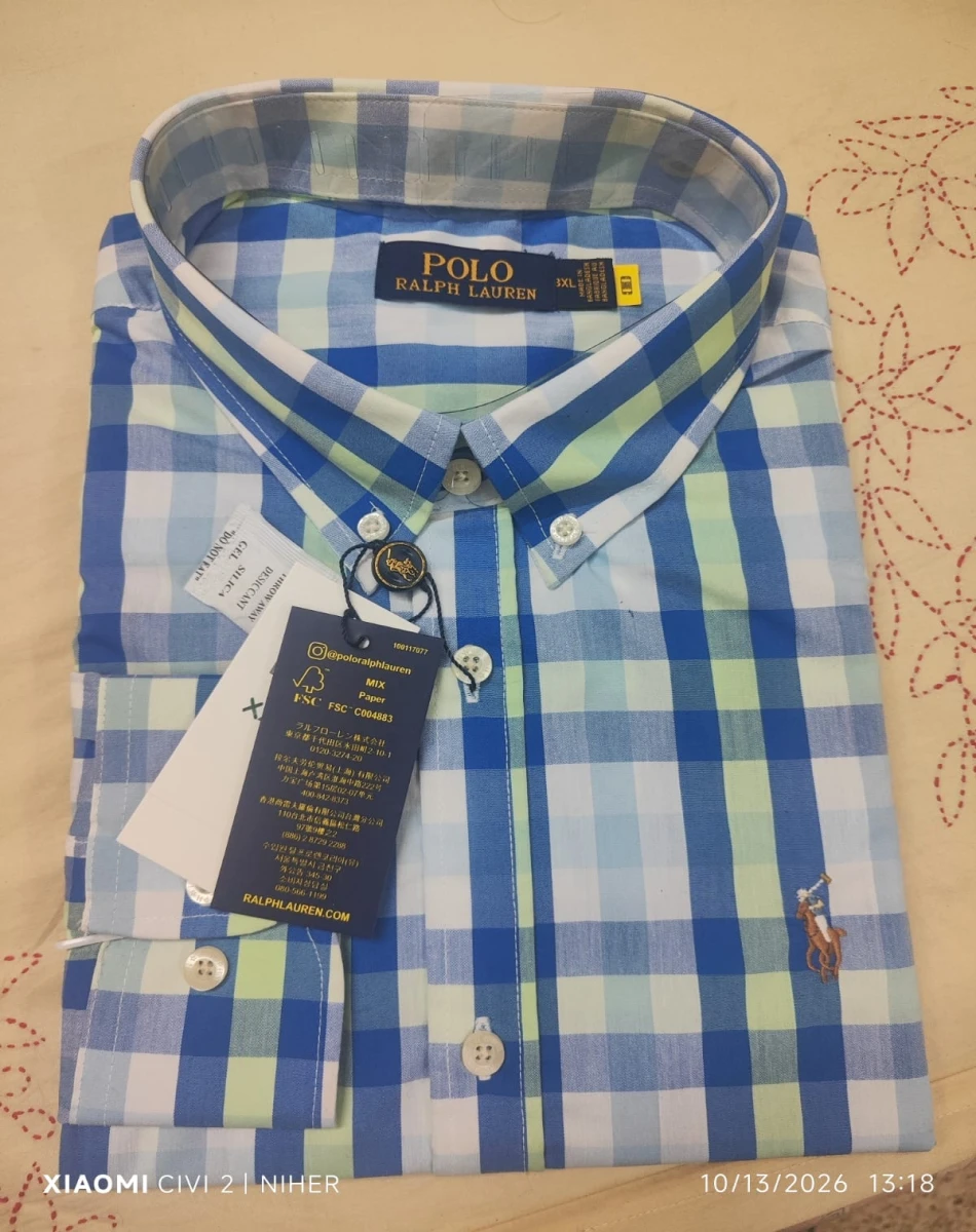 The Prestige Gold-Line Plaid Cotton Shirt CHK260209